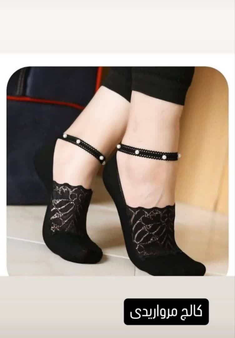 پاپوش مرواریدی وارداتی جنس نخ پنبه سایز ۳۶تا۳